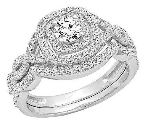 Dazzlingrock Collection 1.00 Quilates (ctw) 14k White Diamon