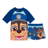 Conjunto Paw Patrol Chase Protección Solar Uv Sunga Niños