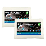 Kit 2 Travesseiros Nasa-x Alto Viscoelástico Duoflex