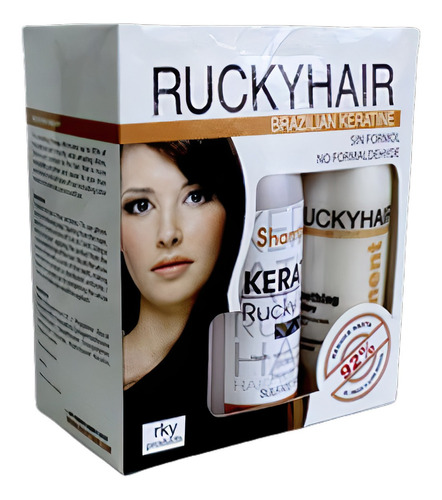 Keratina Alisadora Permanente Sin Formol Rucky Hair 133 Ml