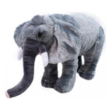Bicho De Pelúcia Elefante Macio Em Pé - 16cm - Fofy Toys