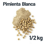 Pimienta Blanca Molida 1/2 Kg