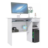 Mesa Escrivaninha Office C/ 2 Prateleiras Mesa Para Pc