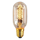 5 Lámparas Filamento Vintage T45 24w Cálida Antique E27 220v