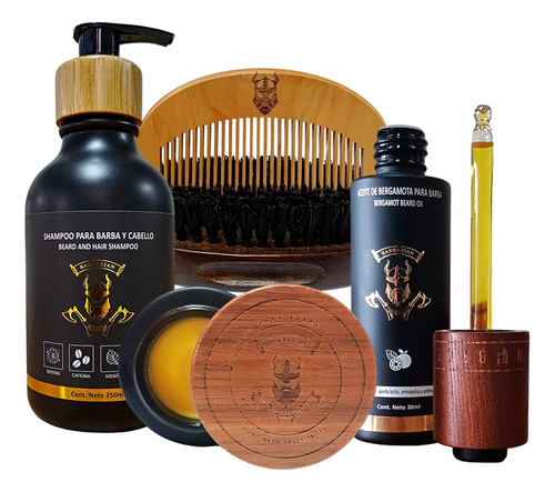 Kit Cuidado De Barba Barbarian Brothers