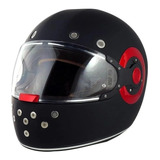 Casco Smk Integral El Dorado Classic Negro Mate Dafy Store