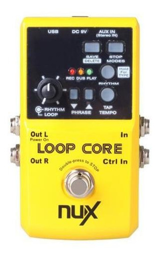 Nux Loop Core Pedal De Looper P / Guitarra Bajo Musica Pilar