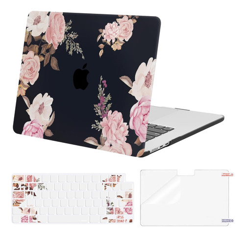 Funda Floral Compatible Macbook Air De 15 Pulgadas 2023