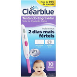 Clearblue Teste De Ovulação Digital 10 Tiras Envio Imediato