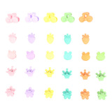 Pinzas De Pelo Para Niños Cute Claw Clips Sweet, 50 Unidades