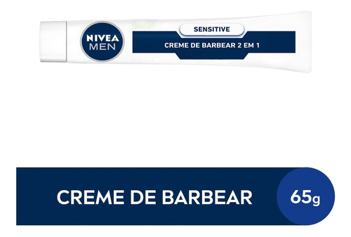 Creme De Barbear Sensitive 2 Em 1 Men 65g Nivea