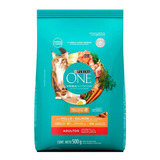 Alimento Para Gato Purina One Adultos Pollo Y Salmón 500 Gr