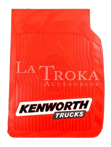 Lodera Para Camion Delantera Kenworth Letra/trucks Roja