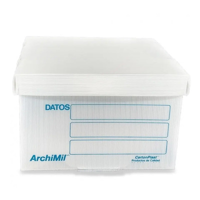 Caja Archivo Muerto Oficio Archimil Plástico Tamaño Oficio 50 Piezas | Envío gratis