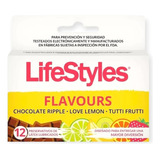Preservativos Flavours 12 Unidades - Lifestyles