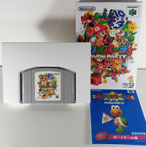 Mario Party N64 Japonês Original + Caixa Repro