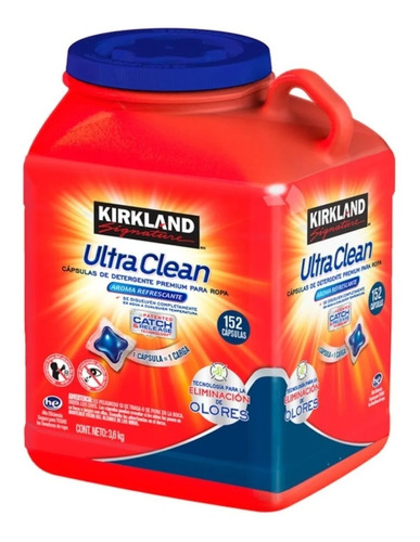 Cápsulas De Detergente Ultra Clean Kirkland Signature 152 Pz