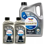 Aceite Total Quartz 7000 10w40 Semisintético 6 Litros