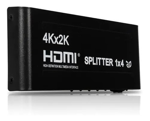 Divisor Splitter Hub Hdmi 1x4 Portas Distribuidor Ps4 Tv Pc