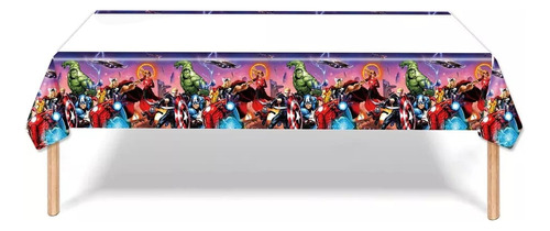 Mantel Decorativo Para Fiesta Diferentes Diseños 180x108cm Color Variado Avengers 2
