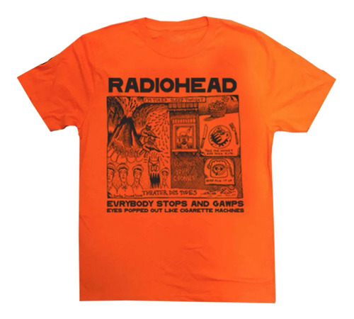 Playera Camiseta Rock Radiohead Thom Yorke I Have A Paper 