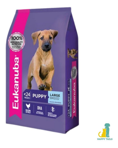 Eukanuba Puppy Large X 15 Kg + Envio Gratis Zona Norte