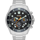 Relógio Masculino Orient Solartech Cronógrafo Mbssc260 Preto