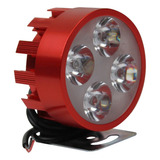 Faro Auxiliar Con Estrobo Universal 4 Leds 12v 4w