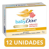 Kit 12 Sabonete Em Barra Baby Dove Hidratação Balanceada 75g