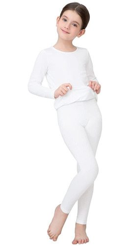 Conjunto Primera Capa Polar Niñas Camiseta Calza