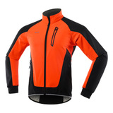 Chaqueta De Ciclismo Impermeable A Prueba De Viento Y Forro 