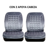 Funda Cubre Asiento 2 Butacas Delanteras Pana Premium Auto 