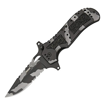Navaja Táctica Böker BP Camo Defender Hoja 8.6cm Aluminio | Envío gratis