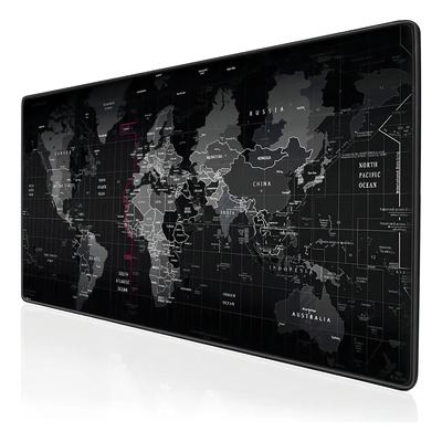 Mouse Pad Mapamundi 300 X 700mm Alfombrilla Gamer Mouse Pc Diseño impreso Mapa mundi | Meses sin interés