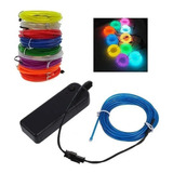 Wire Hilo 3 M Gratis Luz Neon Dj Cable Tron Led Flexi Lum