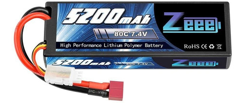 Bateria Lipo 7.4v 80c 5200mah Para Vehiculos Rc 1/8 1/10 