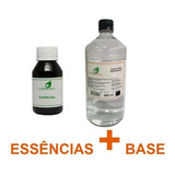 Kit 1 Essência Aromatizante Ambiente 100ml+ 1 Base De 900ml