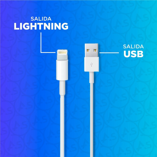 Cable Cargador Usb Lightning Original iPhone 5 6 7 8 X 11 12