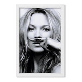 Cuadros Para La Casa 20x30 Chato Blanco Kate Moss Mustache