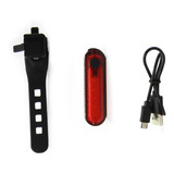 Luz Led Bici Trasera Recargable Usb Baisk  -works!!