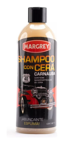 Shampoo Con Cera Carnauba - Margrey 1lt