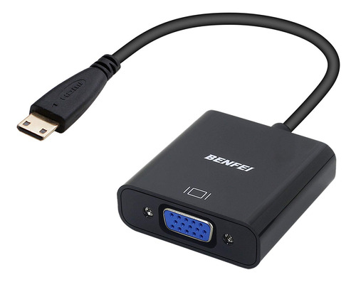 Benfei Adaptador Mini Hdmi A Vga, Adaptador Mini Hdmi A Vga