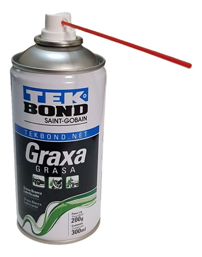 Grasa De Litio Blanca Lubricante En Aerosol 300ml Tekbond