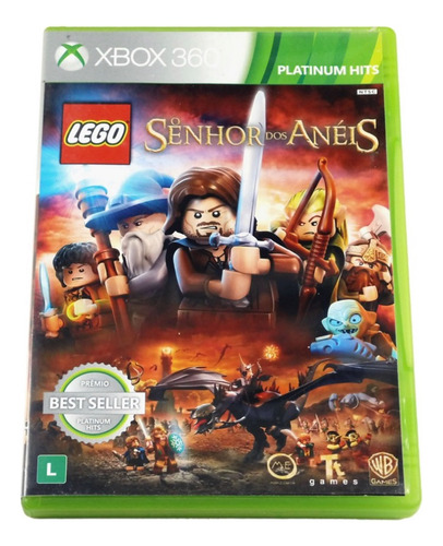 Lego O Senhor Dos Anéis Para Xbox 360 Em Cd - Original