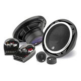 Set De Medios Premium Jl Audio C2-650 Bocinas Y Tweeters Color Negro