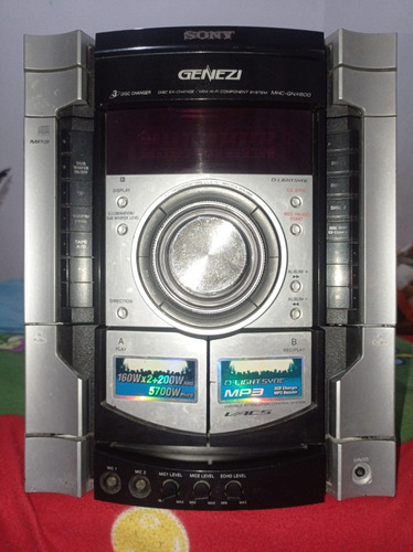 Equipo De Sonido Sony Genezi Mp3