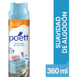 Poett Desodorante Ambiente Suavidad Algodón Aerosol 360 Ml