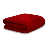Cobertor Manta Soft Solteiro 1 Corpo Antialérgica Cor Vermelho