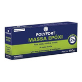 Adesivo Massa Epóxi Pulvitec Polyepox 100g - Kit 12 Unidades