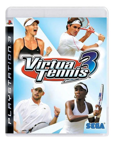 Jogo Virtua Tennis 3 - Ps3 - Mídia Física Original